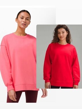 Lululemon Pullover Sweatshirt Bundle (2) Pink & Red